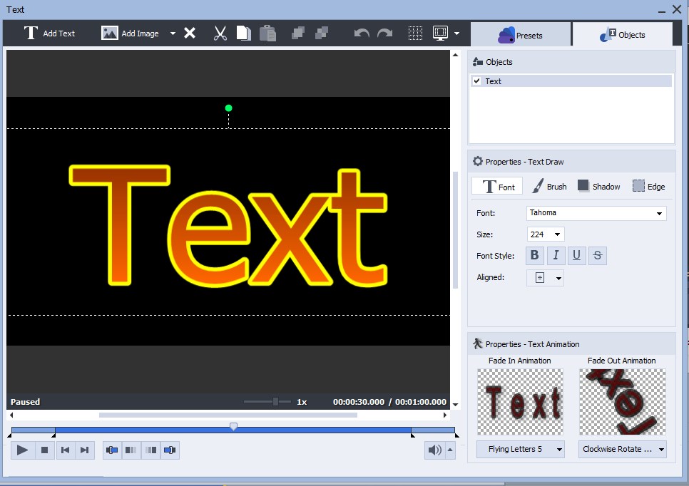 get more avs video editor text animation