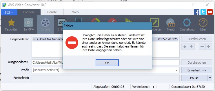 AVS4YOU-Forum: Beiträge